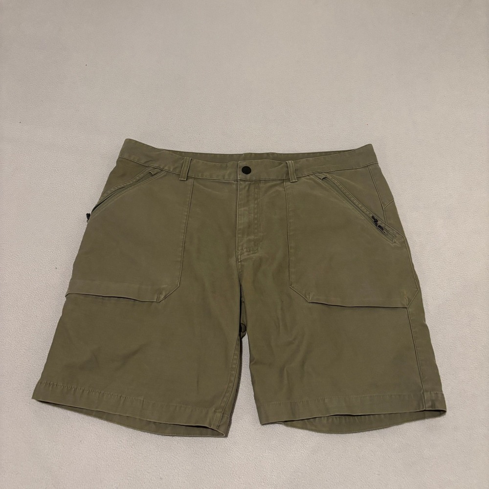 Mountain Hardwear Mens 38 Olive Cargo Hiking‎ Shorts Utility Gorpcore OM1171